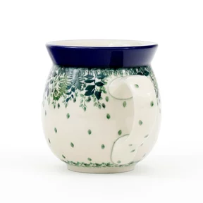 Kubek ceramiczny 073<br> 2206X Zielone paprocie